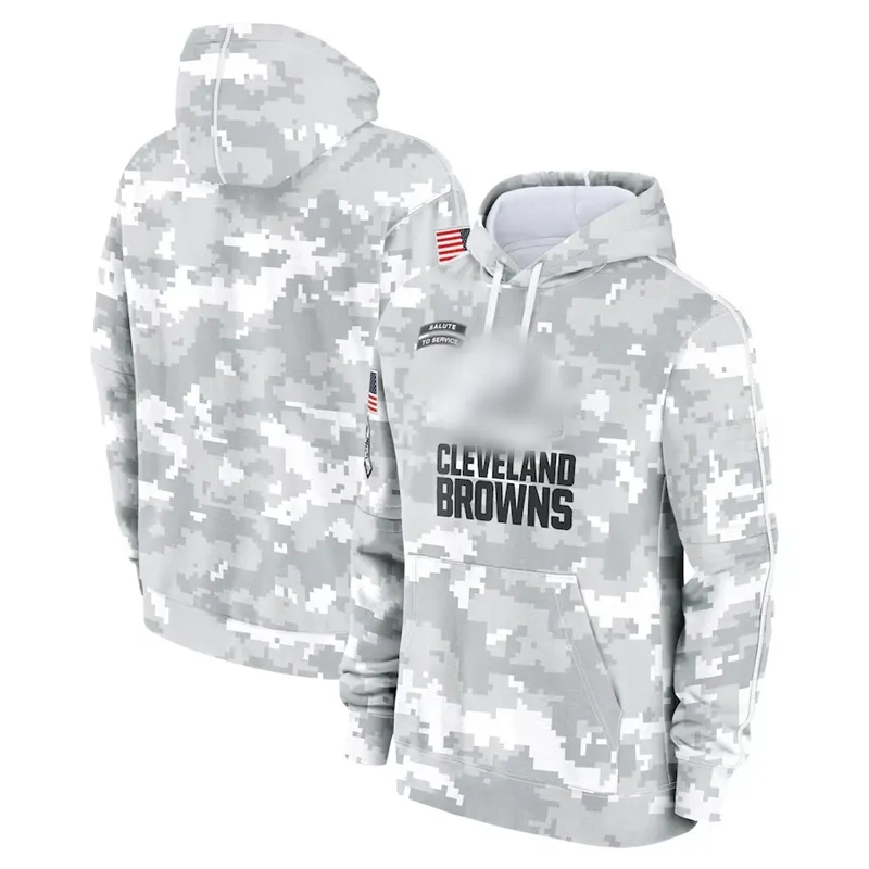 Cleveland Browns Mens Black Camo Hoodie Men's Fanatics Heather