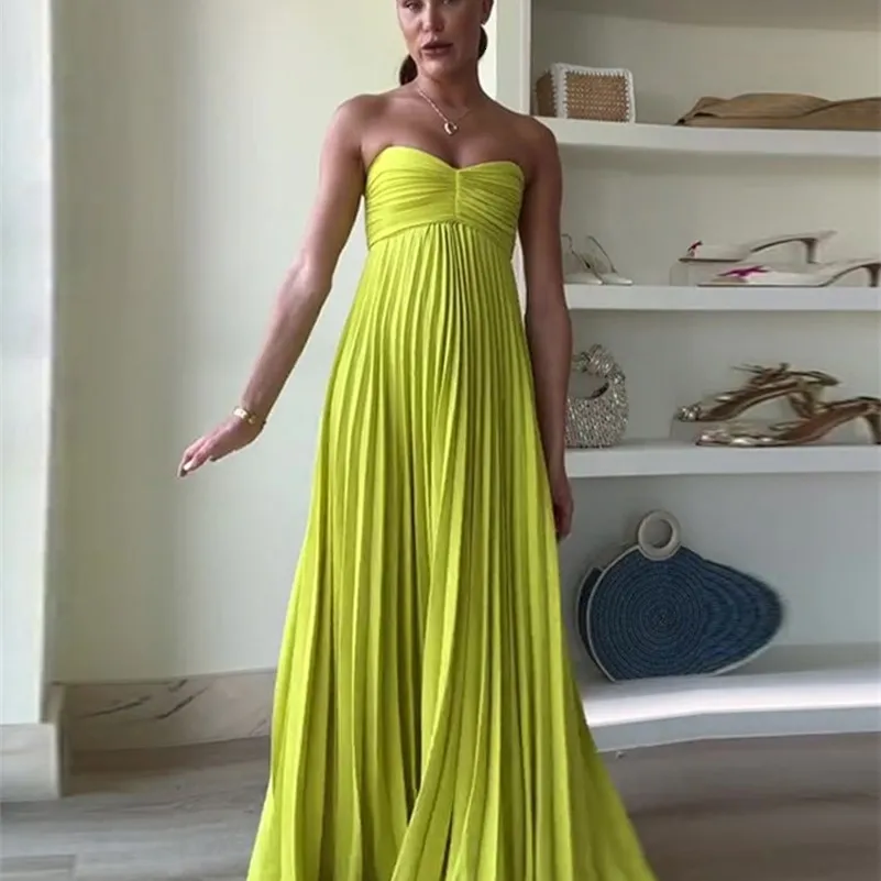 slim fit dress slacks Lime Green Plus Size Lace Bodice Chiffon Bridesmaid Dress BABARONI Illusion Neck Formal Gown for Wedding Party