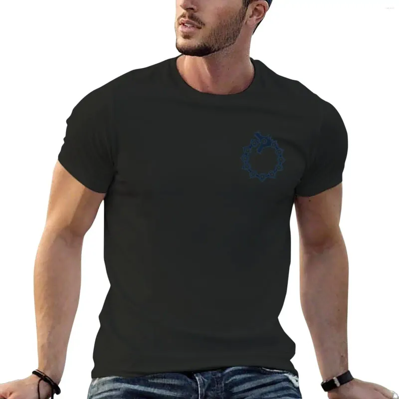 Magliette da uomo Meliodas Logo 7 Deadly Sins T-shirt Asciugatura rapida Corta Nero Uomo Abbigliamento