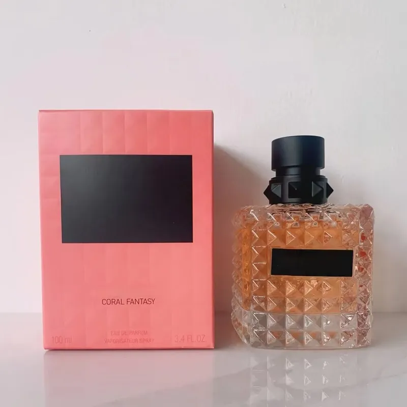 Parfums de luxe fembume men valentino in Roma intense donna uomo fragrance 100ml長続きする臭いブランドedp parfum for Neutral Cologne Spray 929