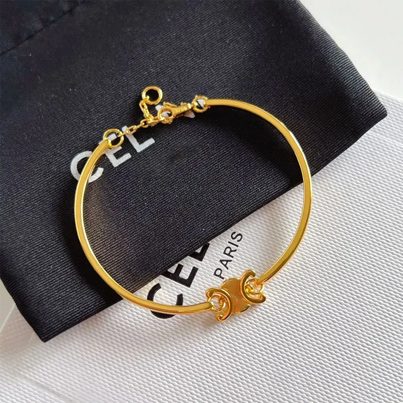 Дизайнерский браслет роскошные дизайнерские браслеты для женщин заклинают золотые браслеты моды темперамент.