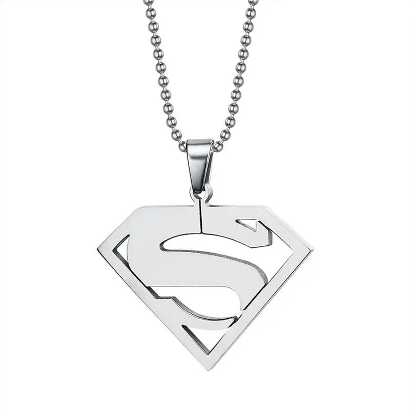 Superman Pendaplated Superman halsband hängsmycken för män kvinnor PN-0022740