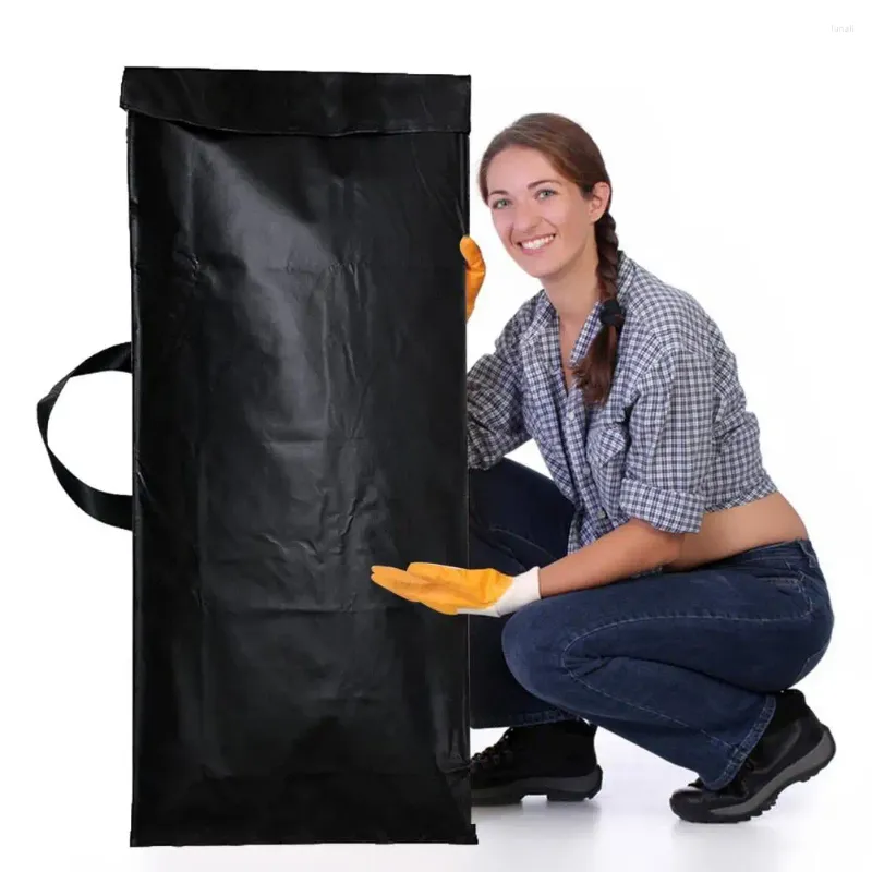 Storage Bags Table Leaf Bag Durable Waterproof Faux Leather With Capacity Scratch Resistant Exterior For Heavy Duty