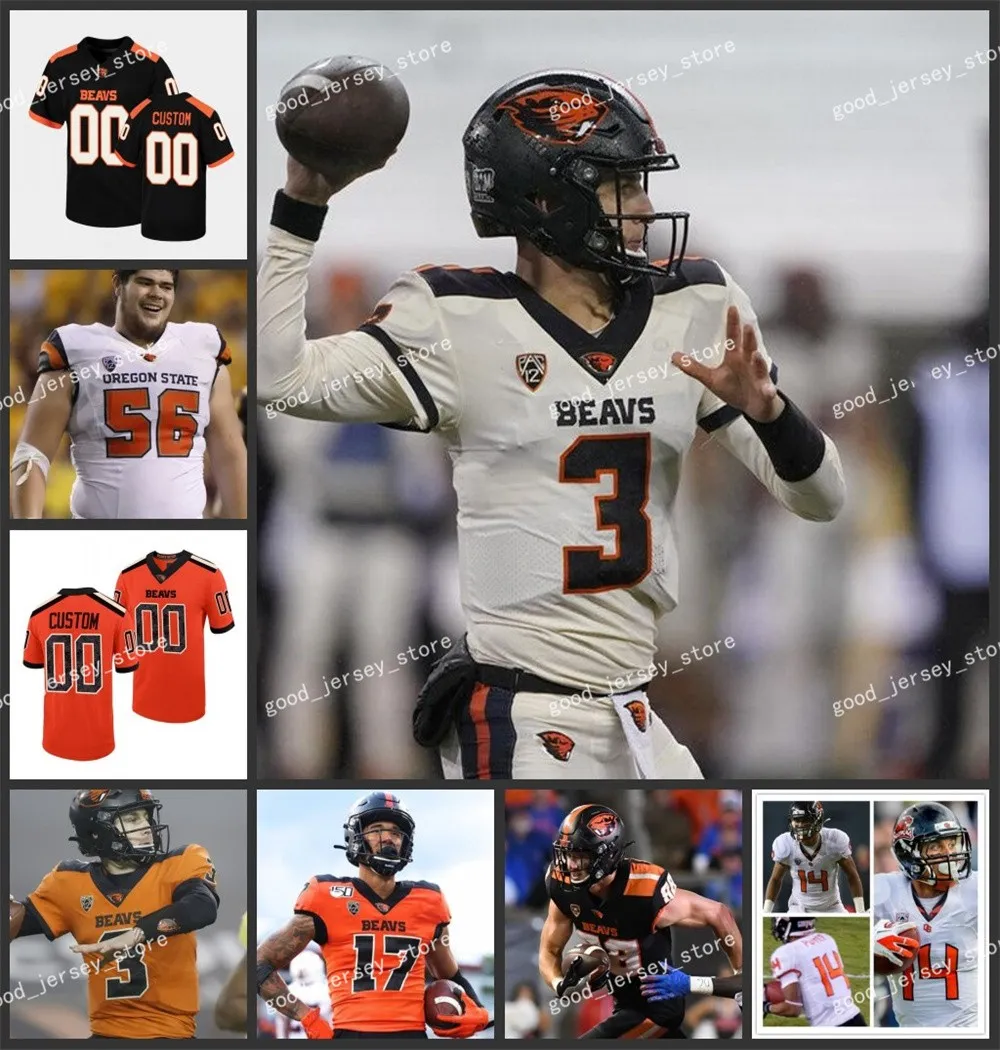 HEKKER NAHSHON WRIGHT OSU Jersey de futebol Sean Harlow Custom mass Mike Remmers Blake Brandel Steven Nelson Oregon State Beavers Jerseys