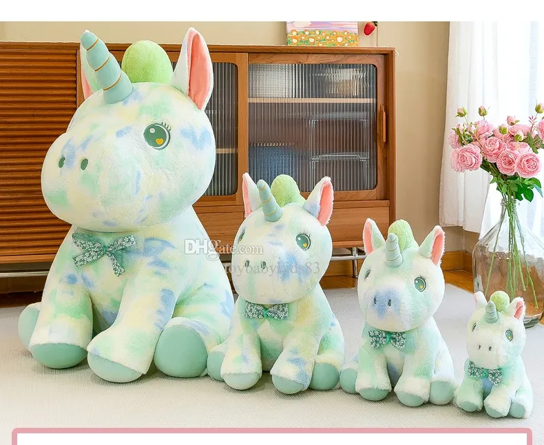 kawaii peluche petit cheval licorne trucs animal 55/65/90 cm Unicorne personnalisée