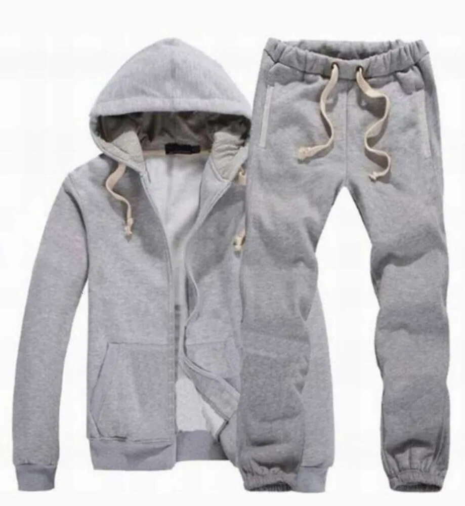 Nya män Polo Tracksuit Winter Hood Jacket Pants Sweatshirts 2 Piece Set Hoodies Sporting Sport Coat Sportkläder 23SS Fashion Movement 1152ESS