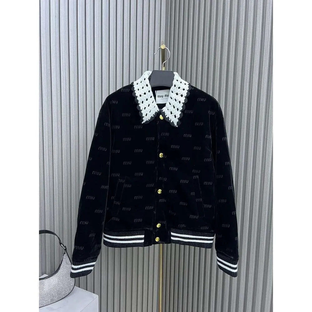 남성용 재킷 mm 가족 가을/겨울 벨벳 화상 야구 면화 코트 코트 여자 공예 편지 패턴 장식
