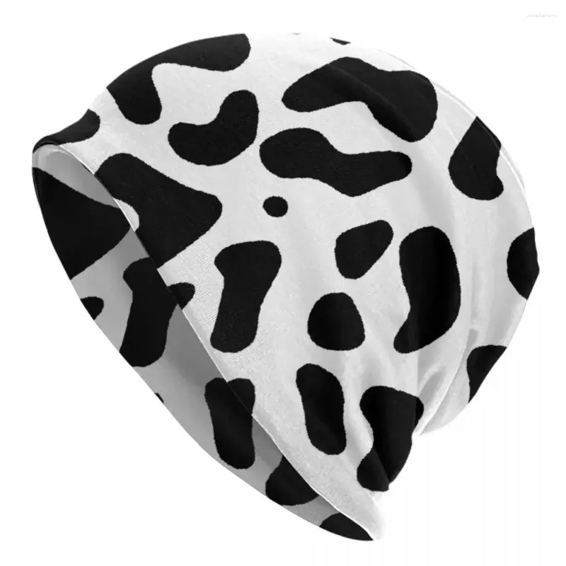 Beretten Leopard Skin Print Skullies Beanies Caps Fashion Winter Warm Men Vrouwen gebreide hoed volwassen unisex Cheetah Animal Bonnet Hats