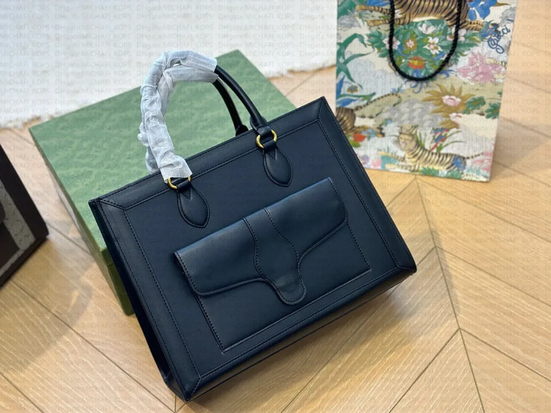 Borsa tote da donna alla moda, valigetta in pelle di grande capacità, designer di lusso