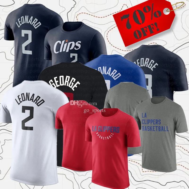 Erkekler kadın marka hayranları basketbol gömlekleri 2 Leonard 13 George 1 Harden 0 Westbrook Tops Tees Yetişkin Lady Sport Kısa Kollu T-Shirt Amerikan Sokak Günlük Giysileri