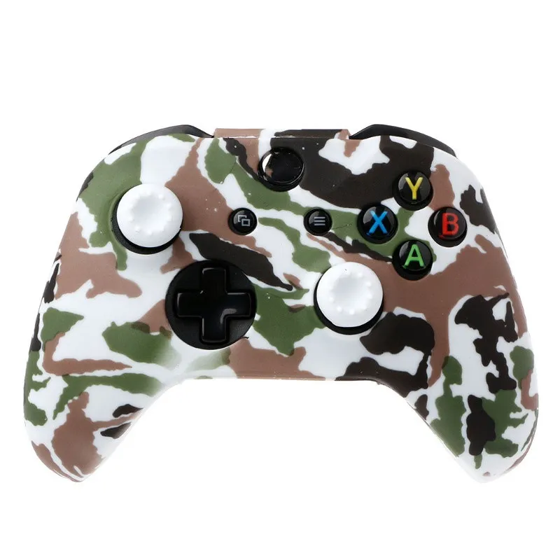 Xbox One Game Controller Case Gamepad Joysticks Beschermingshoesjes Camouflage Siliconen Gamepads Cover Voor Xbox One/XS Controllers 11 kleuren op voorraad