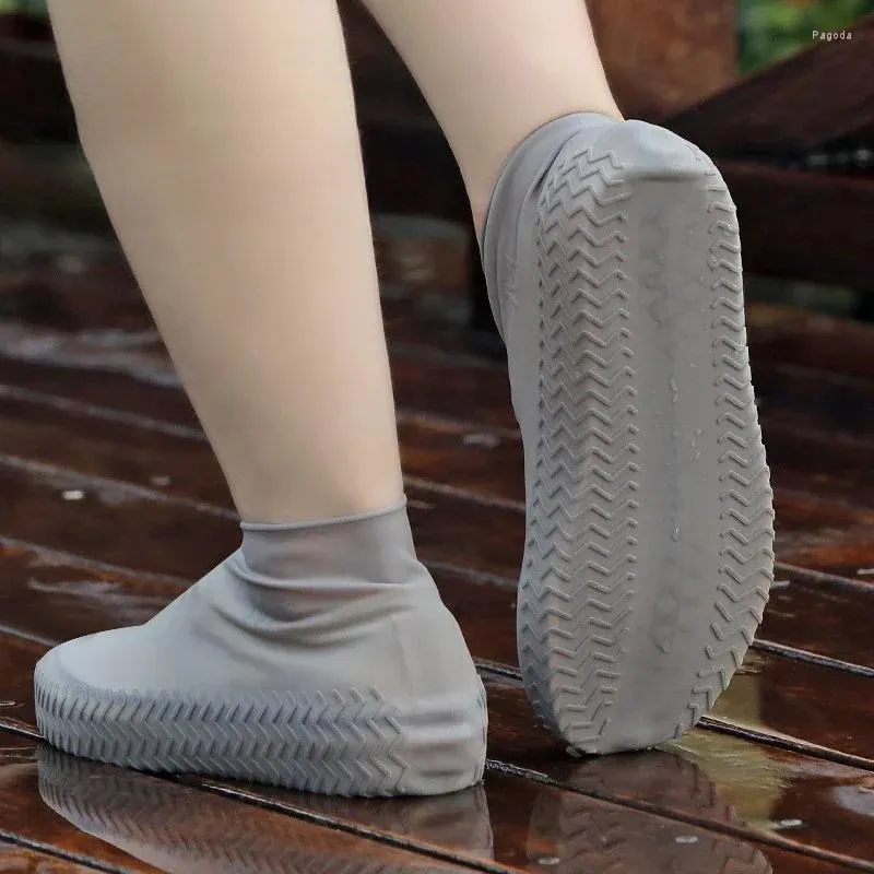 1 paire de couvre-chaussures imperméables imperméables à la pluie