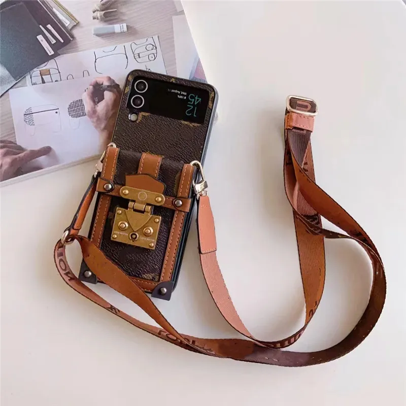 Fashion Designer Card Holder Crossbody Phone Case For Samsung