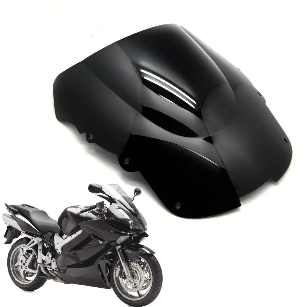 Motorcycle Clear Black Double Bubble Windscreen Windshield ABS Fit For Honda CBR1100XX 1996-2007