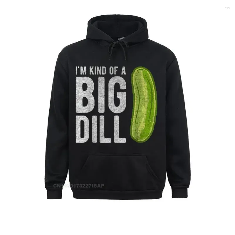 Мужские толстовки I'm Kind Of A Big Dill, забавные рубашки с маринованными огурцами, мужские толстовки с длинными рукавами, новинка, брендовая пляжная спортивная одежда