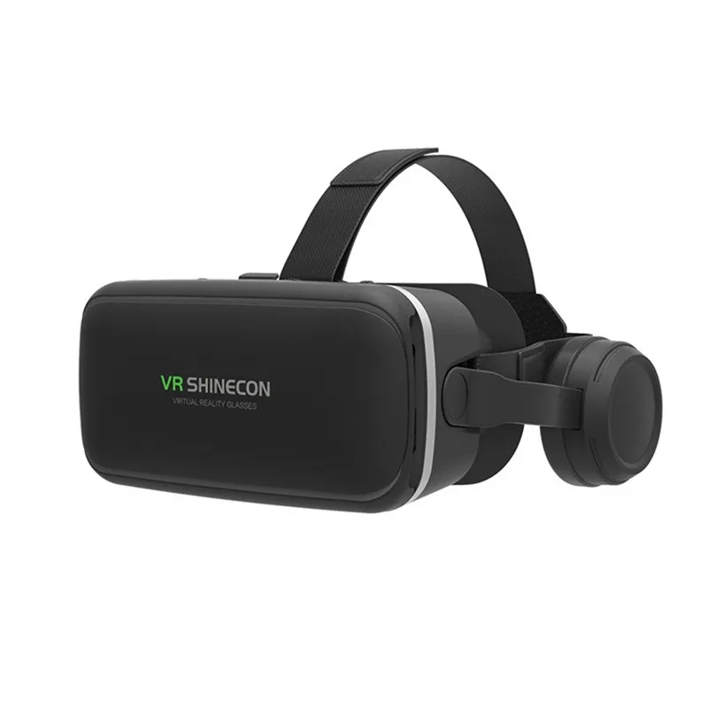 Occhiali VR Realtà virtuale 3D G04E Console di gioco Cuffie per cellulari Film stereo Casco digitale Supporto Sistema Android IOS DHL