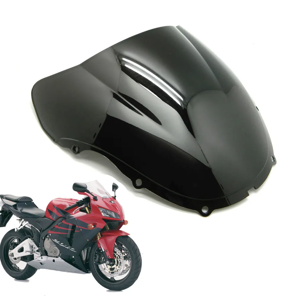 Motorcycle Clear Black Double Bubble Voorruit Voorruit ABS Voor Honda CBR600 F4 1999-2000