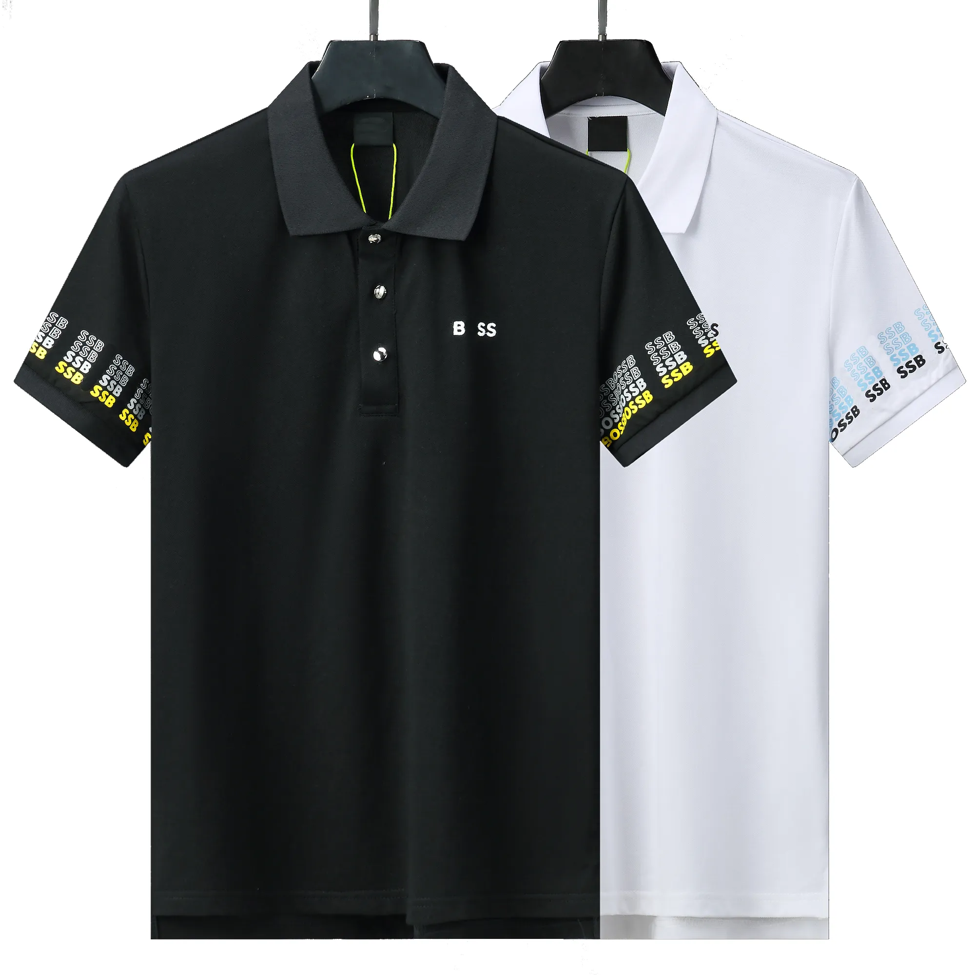 Europe et les États-Unis Light Business Business Men's Polo Designer Clothing Mode Brand d'été T-shirt de loisirs à manches courtes Champion de sport Polo Tide