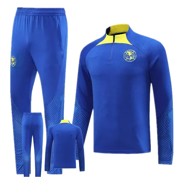 23 24 México Club América Homens Adulto Tracksuit Futebol Treinamento Terno 2023 2024 CIOVANNY G Dos Santos R SAMBUEZA P AGUILAR Futebol Homem Tracksuits Set