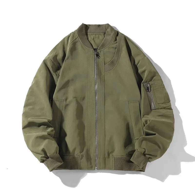 Baseball Jacket Mens Autumn Casual Trend Personalized And Versatile Retro Japanese Mens Loose Fitting Pilot Jacket Men 231229 From 30 93 DHgate