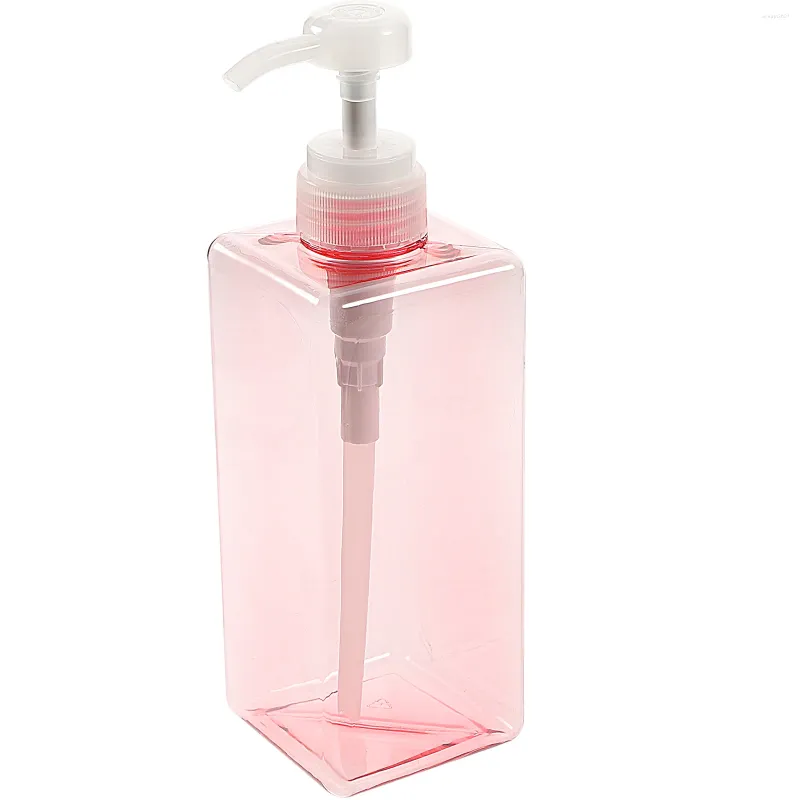 Flytande tvåldispenser 650 ml Body Wash Bottle Shampoo Handtvättvätska med pumpresor