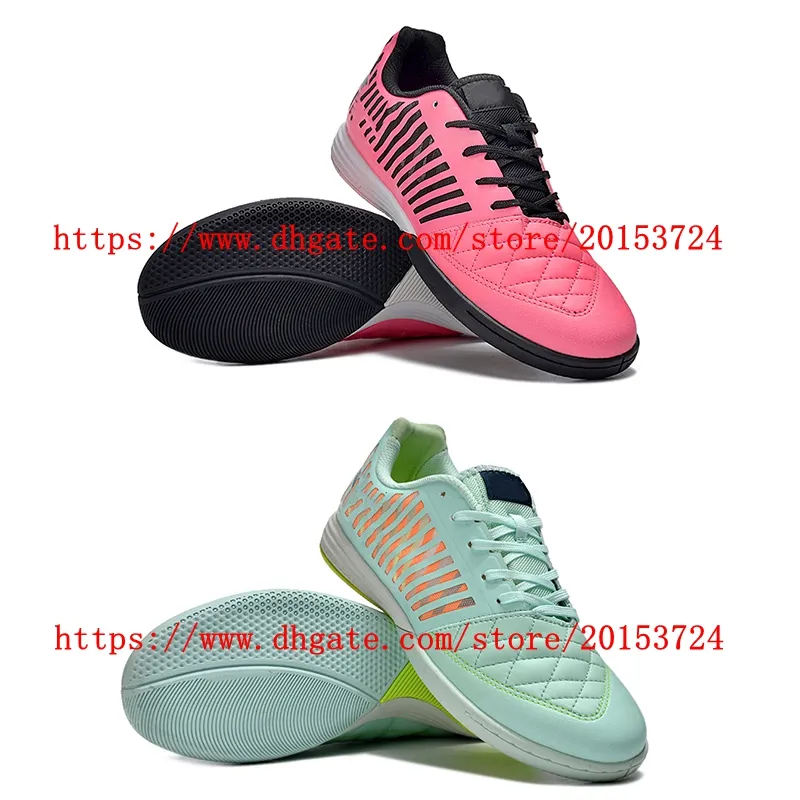 2024 Herrpojkar Kvinnor Soccer Shoes Lunares Gatoes II IC Cleats Football Boots Scarpe Da Calcio Black Red Green Size 35-45Eur