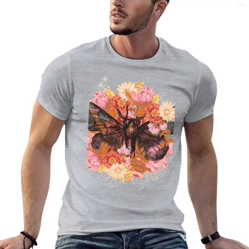 T-shirts pour hommes papillon couronne florale T-Shirt ventilateur de sport T-shirts haut d'été vêtements pour hommes