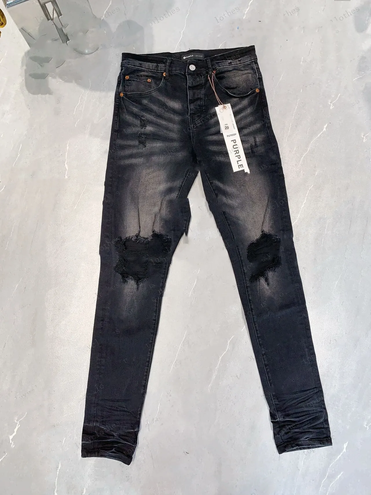 designer jeans män lila jeans denim byxor mens jean män svarta byxor avancerad kvalitet rak design retro streetwear casual tröja joggar byxa
