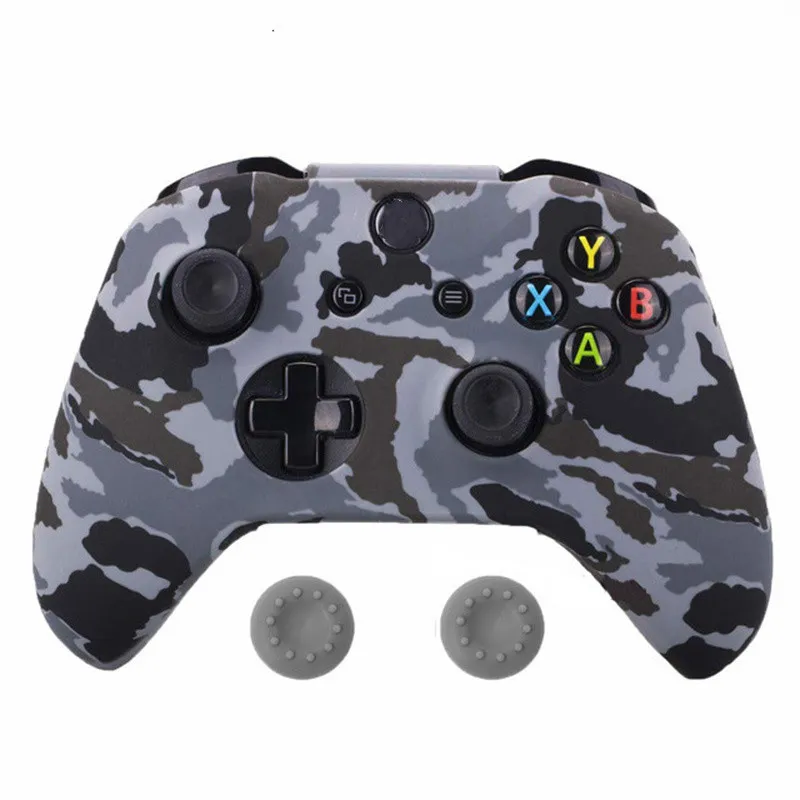 Xbox One Game Controller Case Gamepad Joysticks Protection Case Camouflage Silicone GamePads Cover för Xbox One/XS Controllers 11 färger i Stock DHL