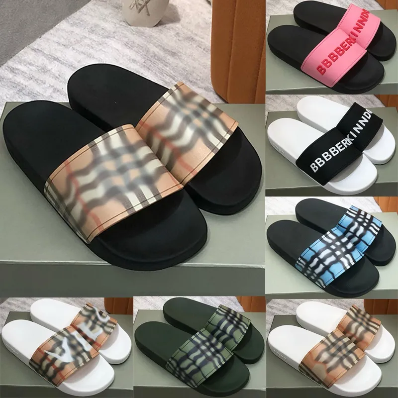 AAA Designer Slipper Sliders Rubber Letter sandals Slippers Men slide Beach Flat Slide Women Luminous Alphabet Slipper Multicolor Couples Slides Waterproof