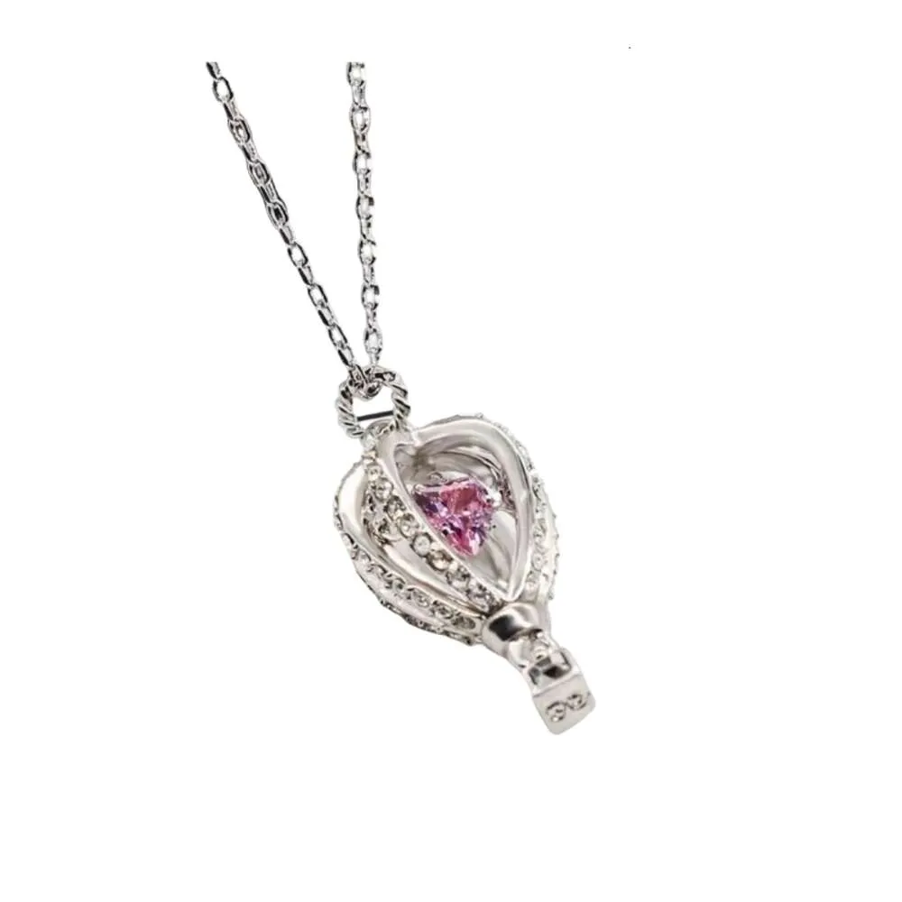 Swarovskis Cowelry Necklace Designer Women Women Original qualità collane a ciondolo romantico calloetto caltolo cuoio femminile palloncino a forma di cuore femminile