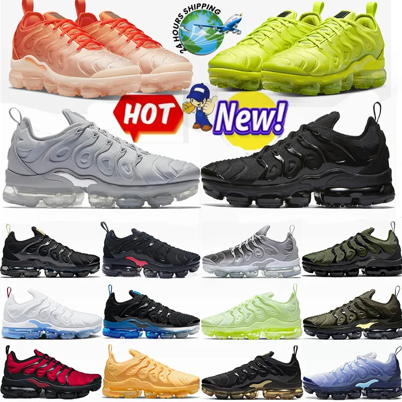 Runningskor Sneakers Triple Black White Men Kvinnor Cool Grey Fuchsia Dream Pink Spell University Blue Olive Outdoor Sports Trainers 36-47