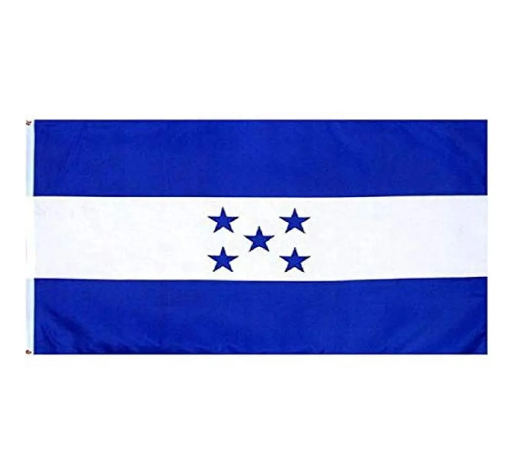 3x5 pés bandeira de honduras bandeira nacional pendurado publicidade impressão digital poliéster para decoração interna e externa 6392988