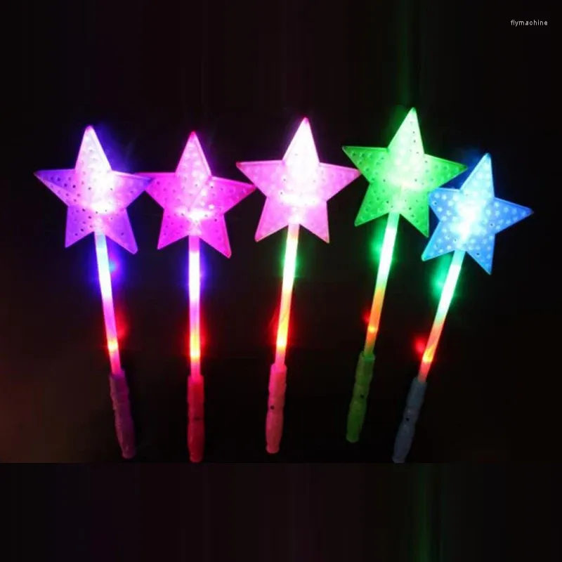 Decoração de festa Glow Sticks Wedding Led Stick Stick colorido Batões piscando Light-Up Festival Concert Prop Bar