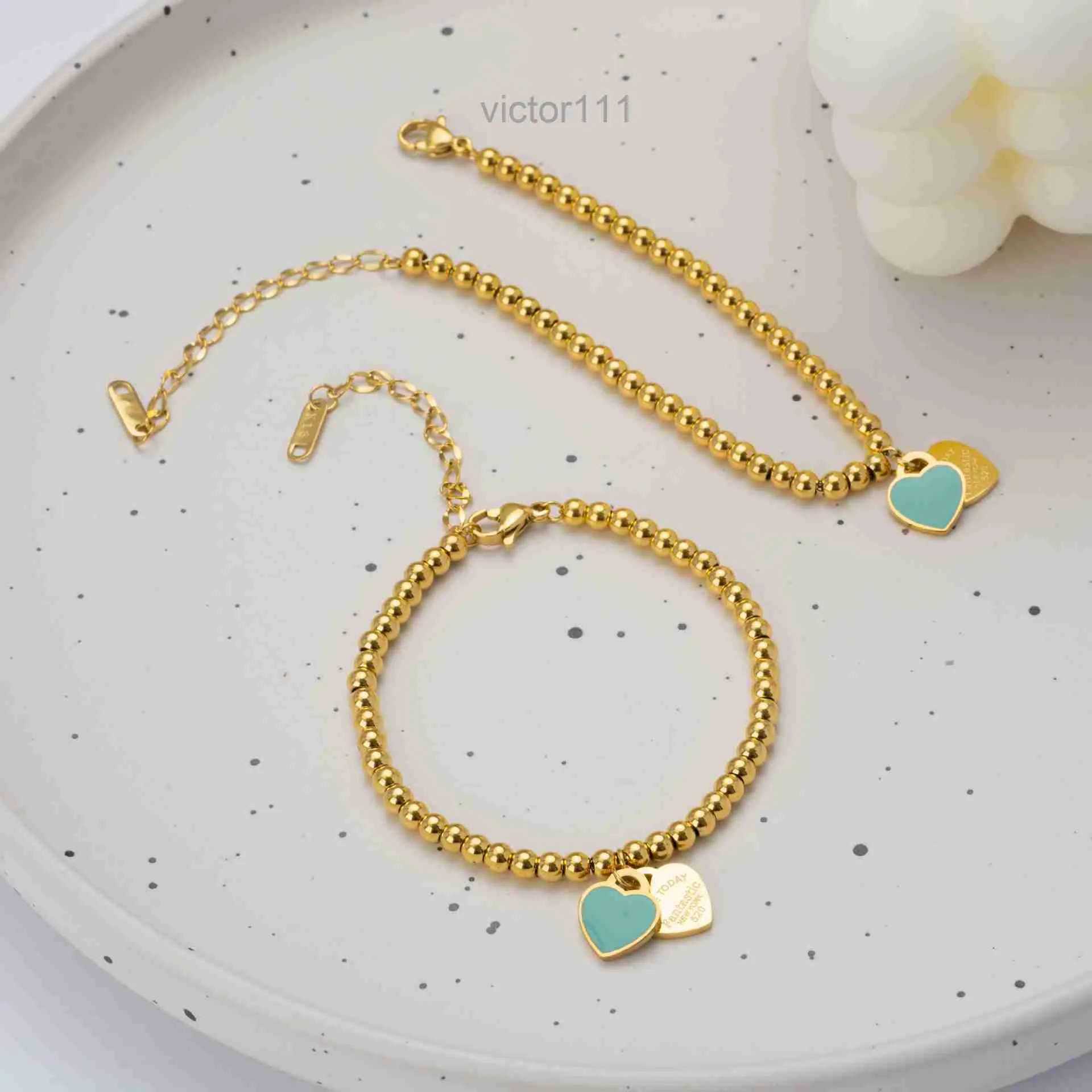 2024 Pulsera tiffanyism Diseñadores de lujo Pulsera Pulsera de oro para mujeres Amor Joyería Sello Grabado Carta Pulsera Moda Elegante Joyería Regalo B Z04M