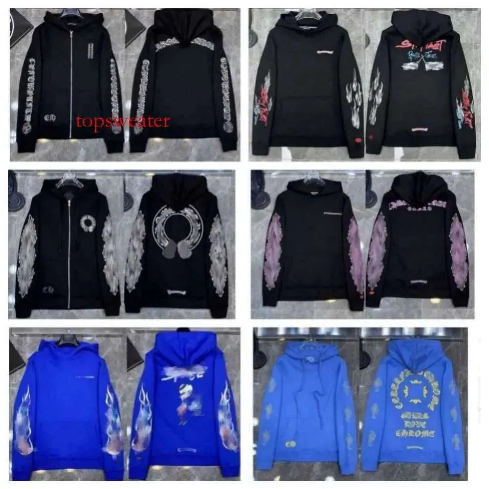 DHgate.com:T Shirts Designer Mens Chrome Winter Heart Hoodie