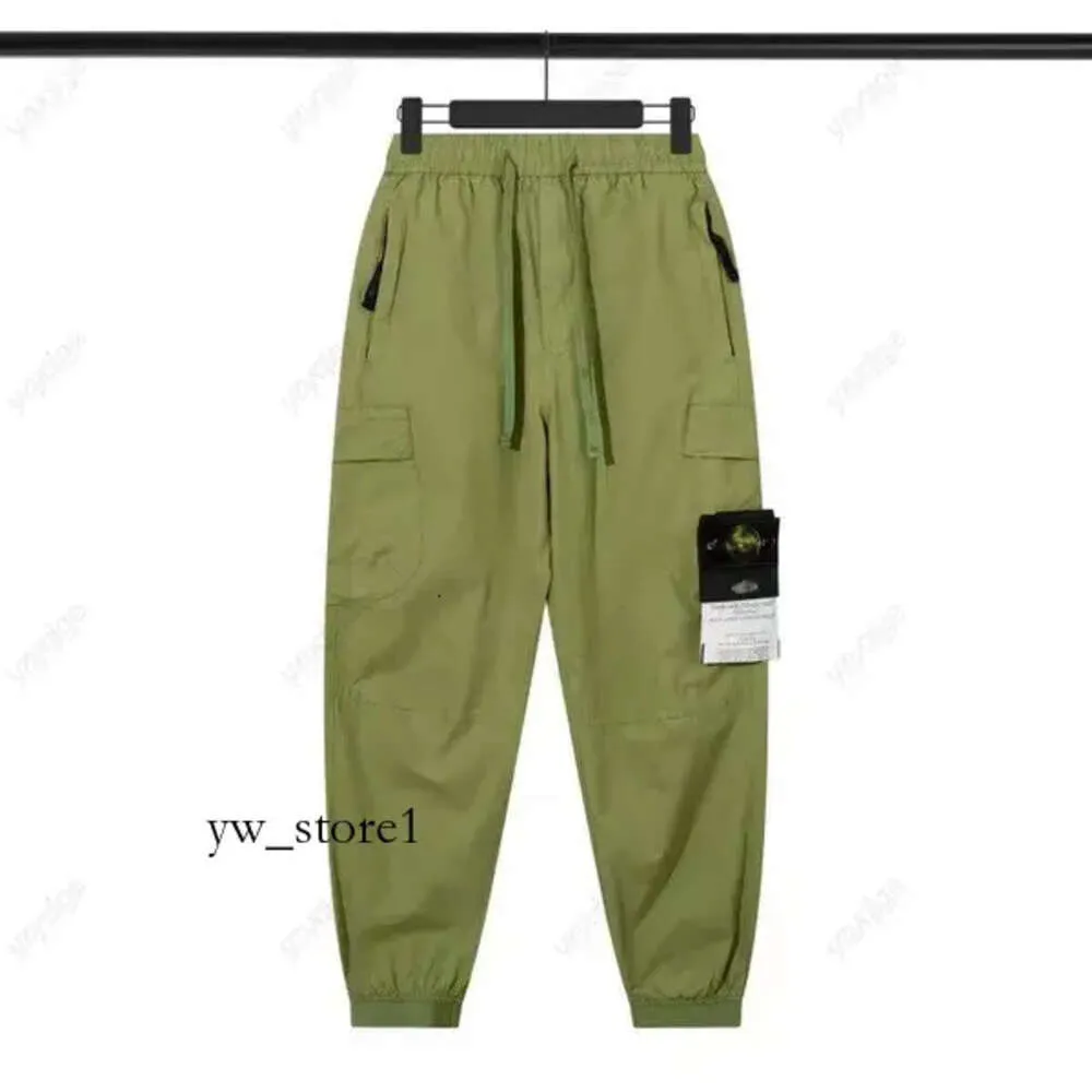 2023 hochwertige Stones Island Hosen Abzeichen Frühling Sommer Luxus neue Steine Gürtel Leggings Cargo Hosen High Street Casual Stones Island 7540