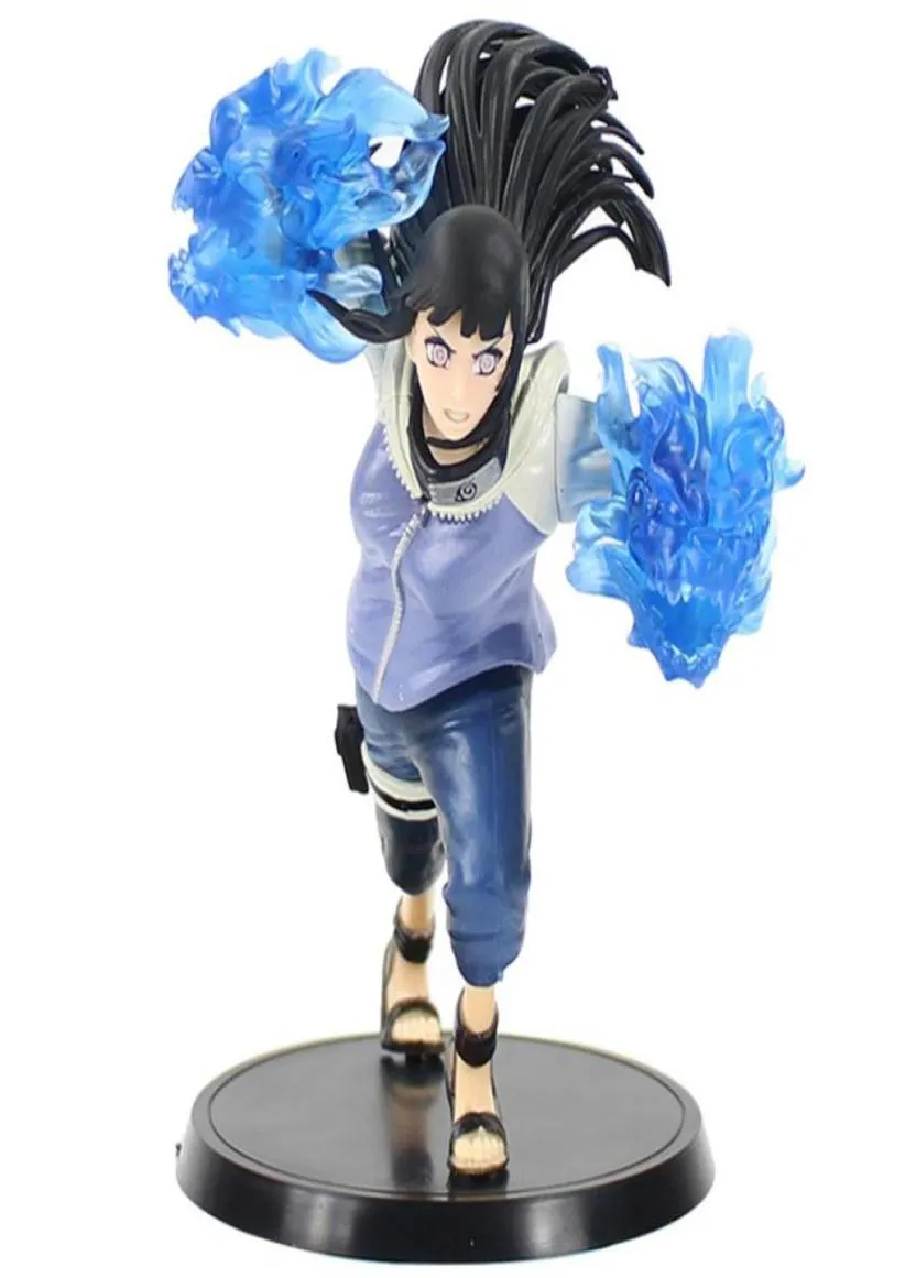 16,5 cm Shippuden Hyuuga Hinata Twin Lions Fist Battle Ver. PVC Figuur Speelgoed Pop Collectible Model ACGN Beeldje Y200421231V4247605
