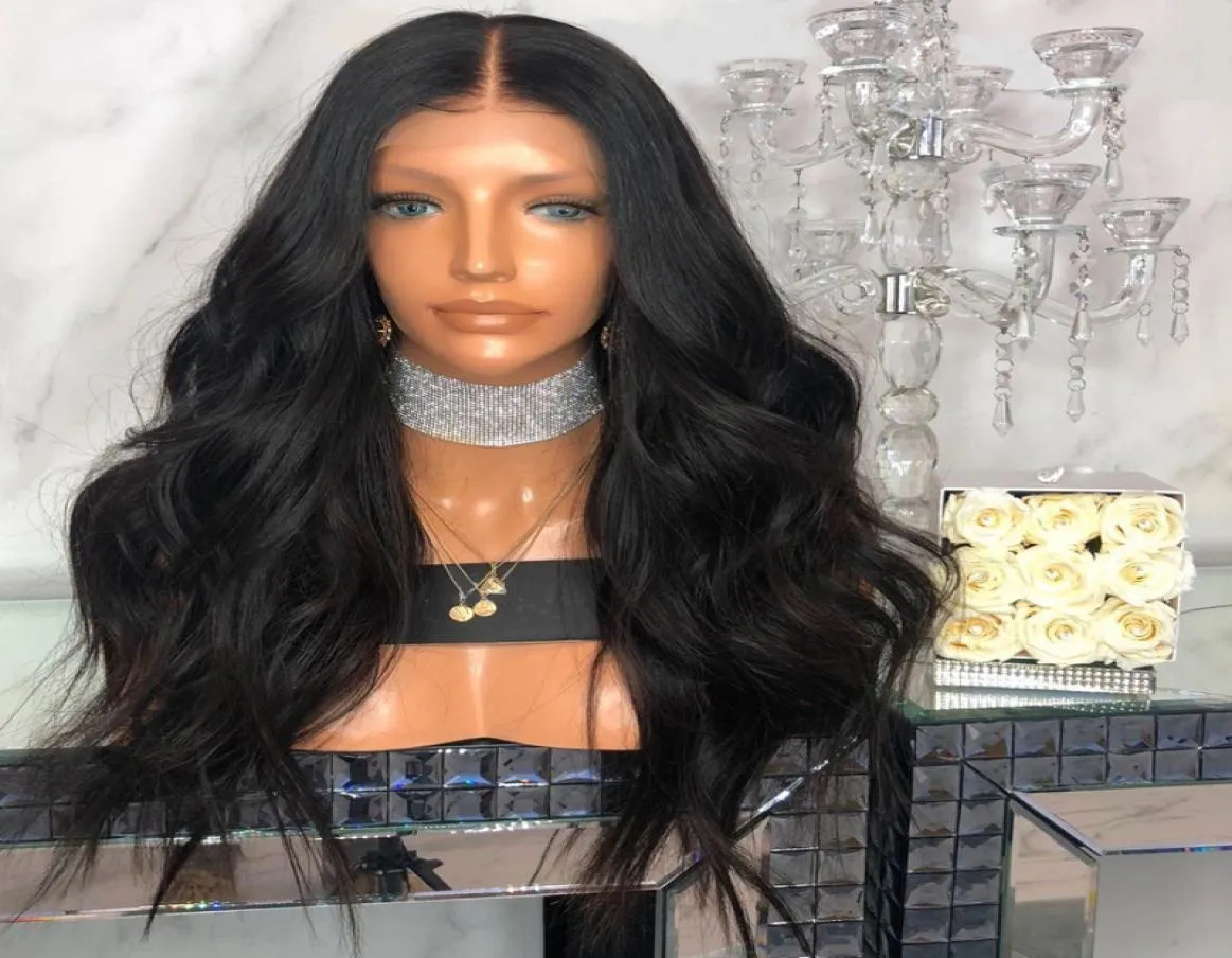 Moda de alta qualidade europeia frança e americana peruca feminina preto marrom escuro cruly cabelo longo realista natural alta temperatura 1470020