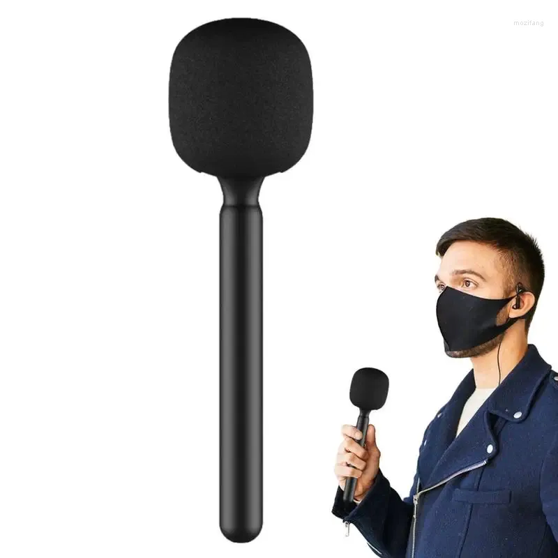 Microphones Mini microphone sans fil micros adaptateur de montage portatif pour les interviews discours portables et stables