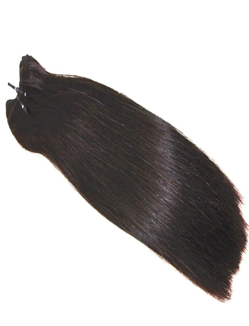 Dilys funmi cabelo duplo desenhado em linha reta feixes de cabelo brasileiro indiano peruano tramas de cabelo humano cor natural 822 inch6773504