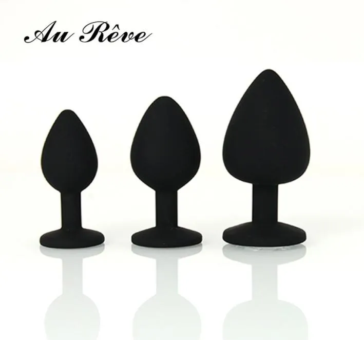 3pcslot Anal Toys Kit Set Silicone Butt Plug Anal Dildo Beads Sex Toys for Couples Women Men Gay Ass Vagina Prostate Massager Y182568006