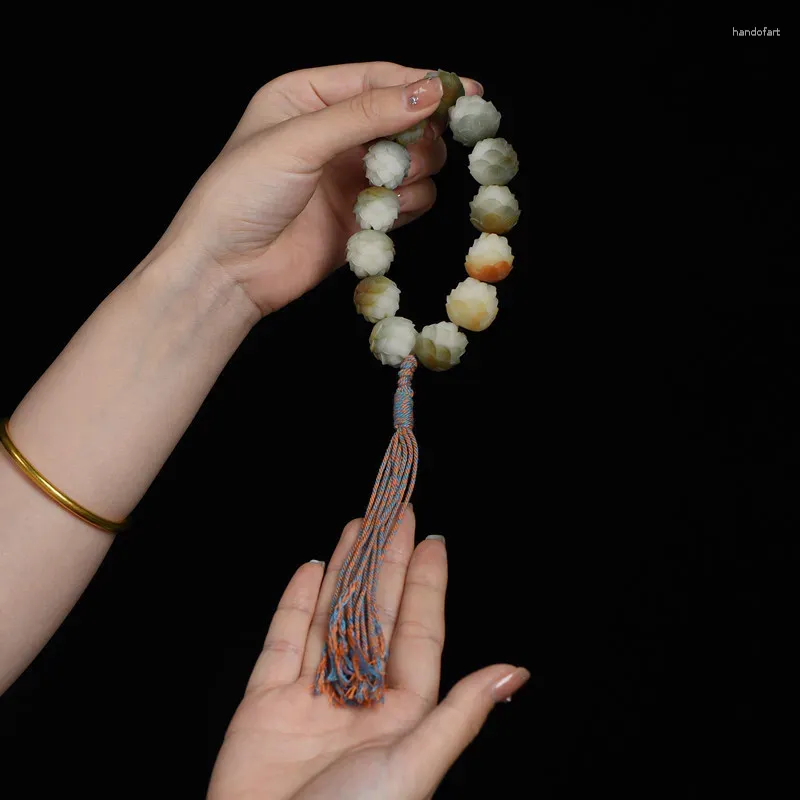 Bracelet à remontage manuel Bodhi Lotus de couleur dégradée, 20 mm