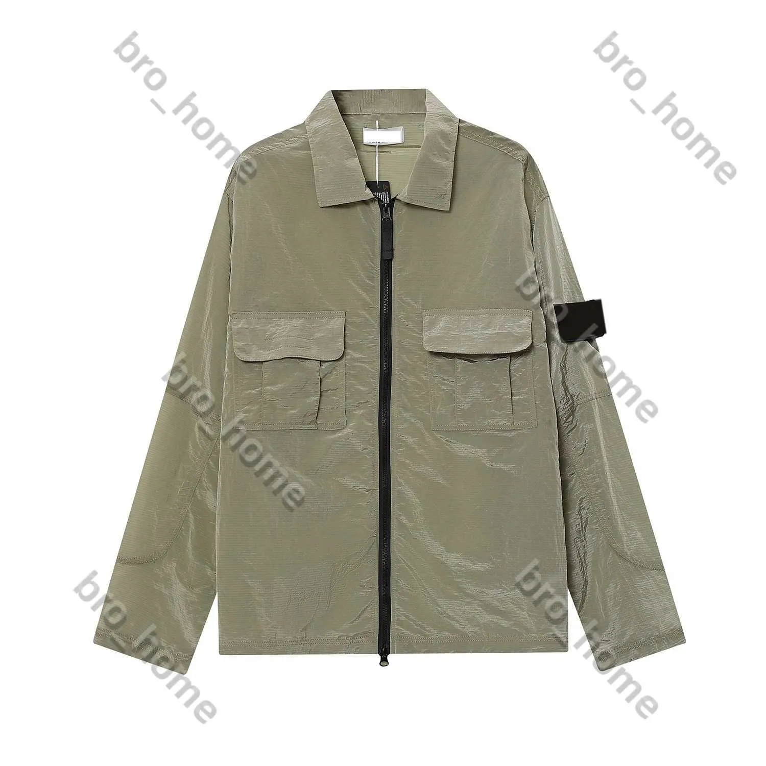 Stones Island Man Jumper Grapestone Jackets Stones Island Veste Cp Cp Outerwear Designer Cp Companys Jacket Top Oxford Breathable Portable High FSXL