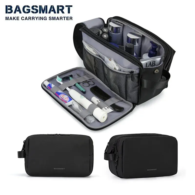 BAGSMART Kulturbeutel Herren Große Kapazität Herren Necessaire Reise Make-up Wasserdicht Damen Kosmetik Organizer 240102