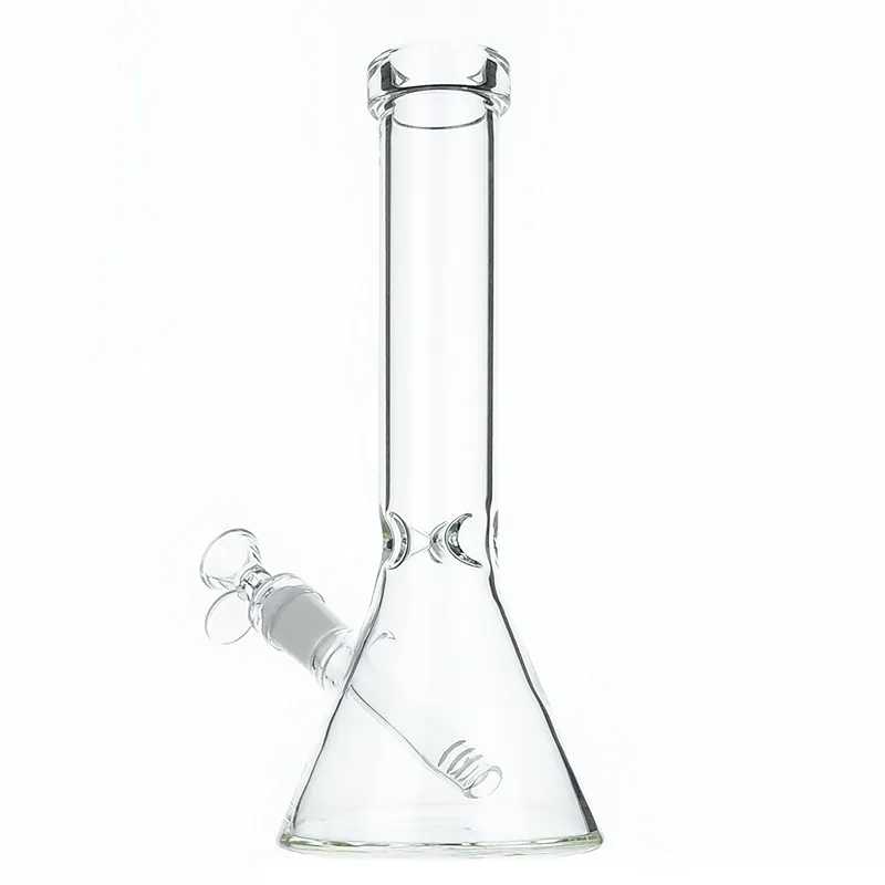 bong glass water pipes beaker bongs 10'' clear scientific 5mm thickness Heavy Duty hand blown glass bong pipes