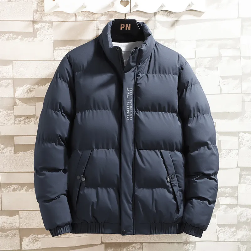 Casacos masculinos inverno nova versão coreana bonito e engrossado jaqueta de algodão quente