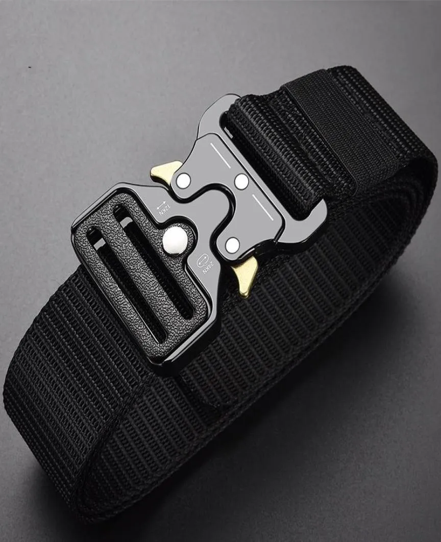 Belts Men039S Belt High Quality Army Outdoor Hunt Tactical Multifunktion Combat Survival Marine Corps Canvas For Nylon Male5101805