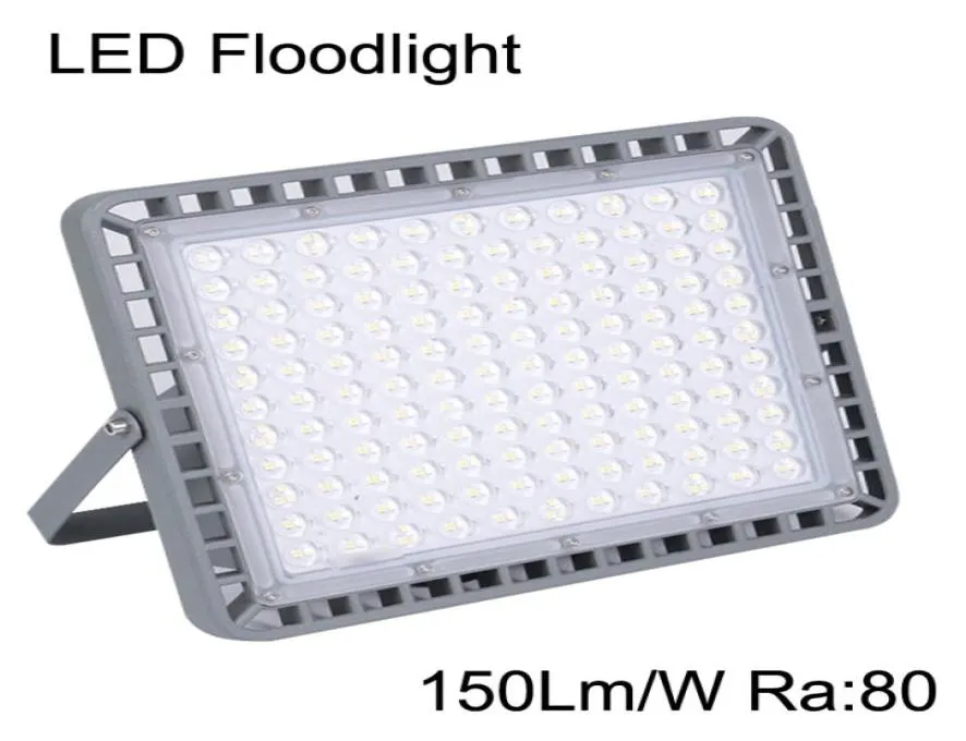 UltraThin LED FloodLights 400W 300W 200W 100W 150LmW Ra80 Spotlight AC85265V Floodlights for Outdoor Garden crestech8526955