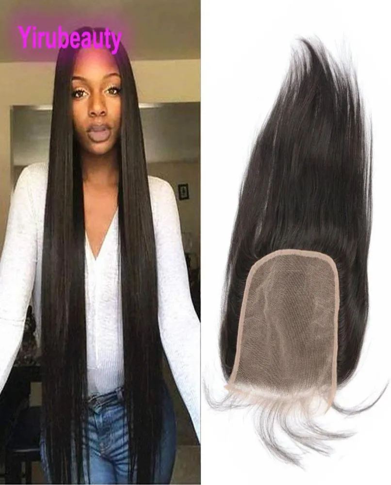 Brazilian Virgin Hair 6X6 Lace Closure Baby Hair Middle Three Part Straight Human Hair Top Closures 1226inch3742493